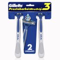 APARELHO DE BARBEAR DESCARTÁVEL GILLETTE PRESTOBARBA ULTRAGRIP 3 COM 2