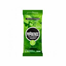 Preservativo Prudence Cores&sabores Hortelã C/6