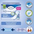 ABSORVENTE PARA INCONTINÊNCIA URINÁRIA TENA LADY DISCREET EXTRA 8 UNIDADES
