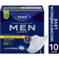 ABSORVENTE PROTETOR MASCULINO TENA MEN ACTIVE FIT 10 UNIDADES