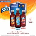 SCOTT SUPLEMENTO ALIMENTAR EM EMULSÃO DE VITAMINAS A E D SABOR LARANJA FRASCO COM 200ML