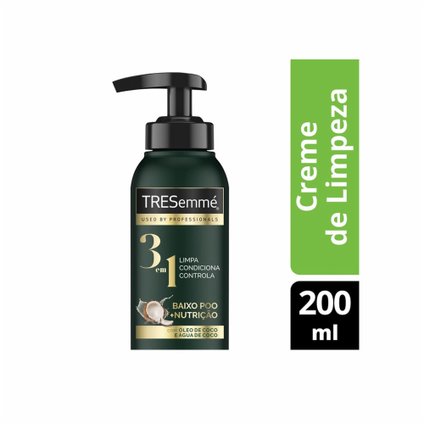 CREME DE LIMPEZA CO-WASH TRESEMME BAIXO POO 200ML