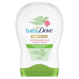 CONDICIONADOR BABY DOVE HIDRATAÇÃO ENRIQUECIDA CABELOS CLAROS 200ML