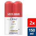 DESODORANTE ANTITRANSPIRANTE AEROSOL DOVE ORIGINAL 150ML X 2