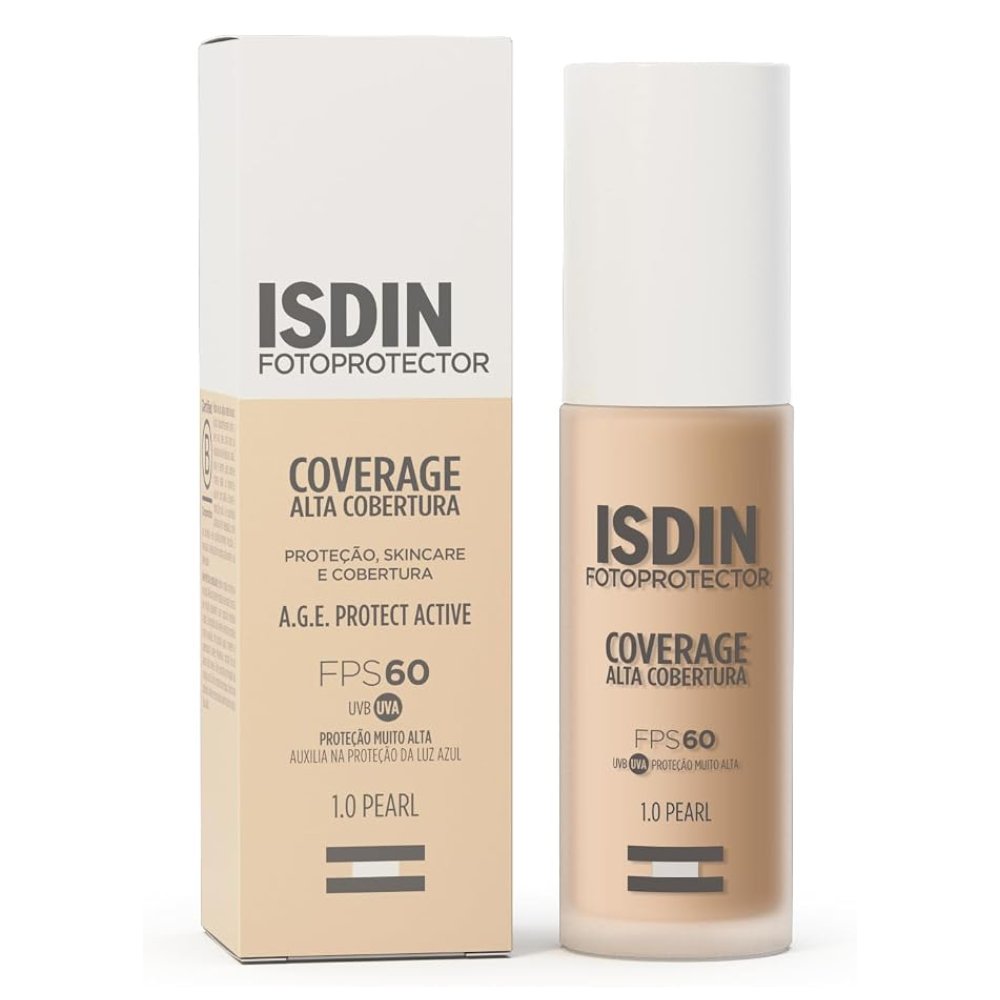 Protetor Solar Facial Isdin Coverage 1 Pearl Fps60 30g