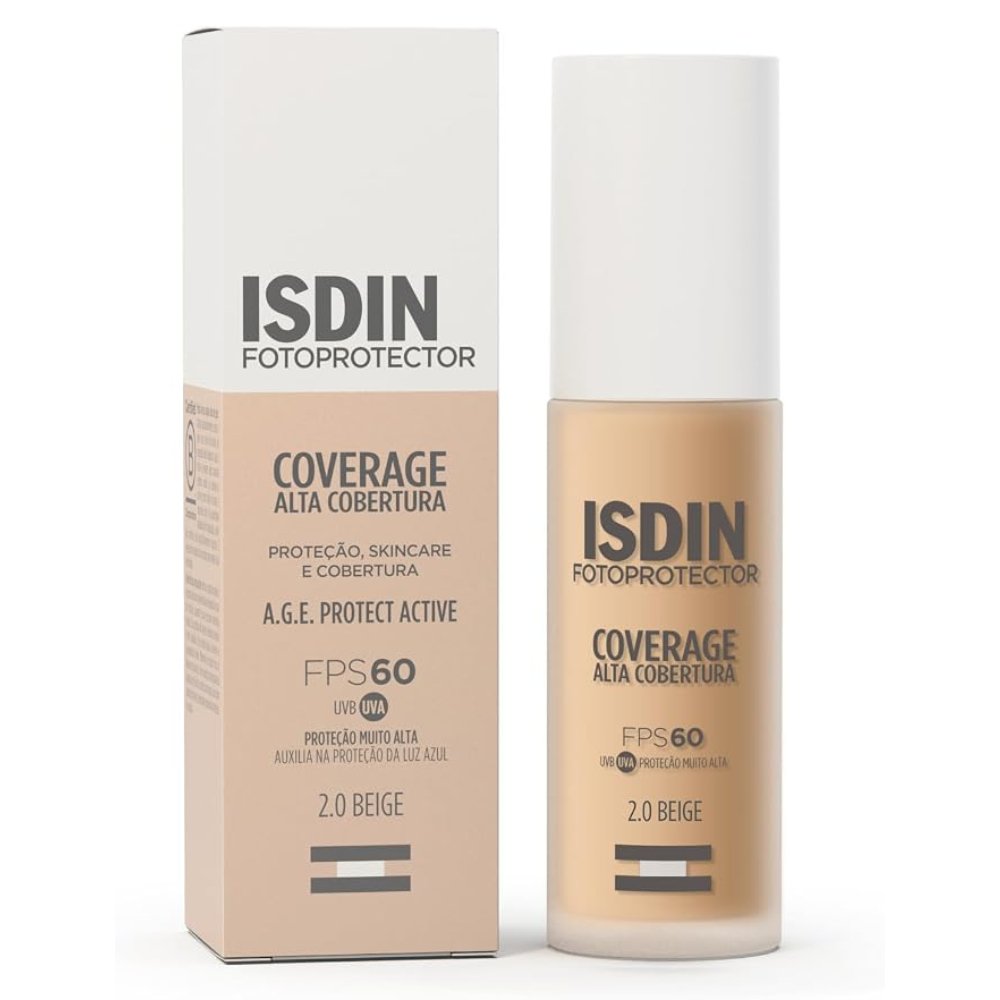 Protetor Solar Facial Isdin Coverage 2 Beige Fps60 30g