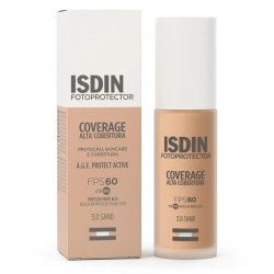 Protetor Solar Facial Isdin Coverage 3 Sand Fps60 30g