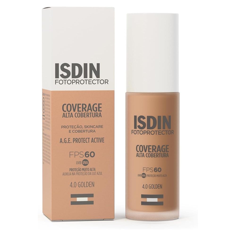 Protetor Solar Facial Isdin Coverage 4 Golden Fps60 30g
