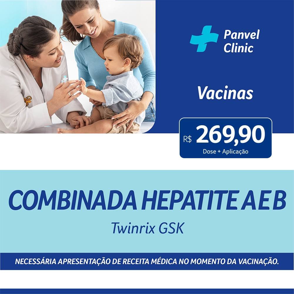 Vacina Hepatite Ab Twinrix Gsk - PanVel Farmácias