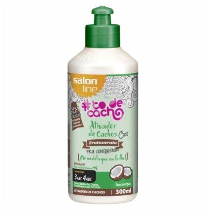 ATIVADOR DE CACHOS SALON LINE #TODECACHO COCO 300ML
