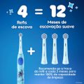 ESCOVA DENTAL ELÉTRICA INFANTIL ORAL-B IO2 STITCH 1 UNIDADE