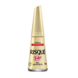 Esmalte Risqué Kitkat Metálico Meu Wafervorito 8ml