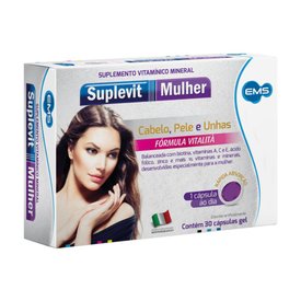 SUPLEMENTO VITAMÍNICO SUPLEVIT MULHER 30 CÁPSULAS GEL