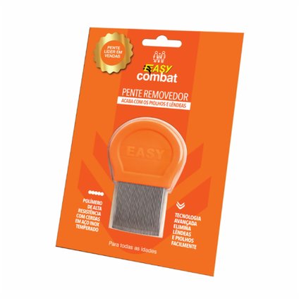 PENTE REMOVEDOR DE LENDEAS E PIOLHO EASY COR LARANJA