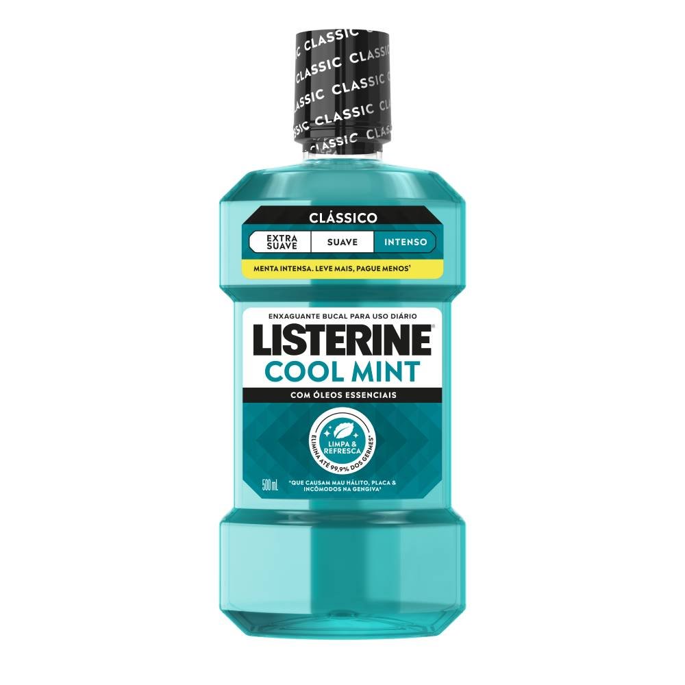 Enxaguante Bucal Listerine Cool Mint Intenso 500ml