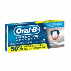 Creme Dental Oral-b Pro-saúde Advanced 70g - 2 Unidades