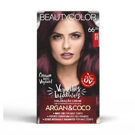 TINTURA PERMANENTE BEAUTY COLOR 66.26 MARSALA INFALÍVEL