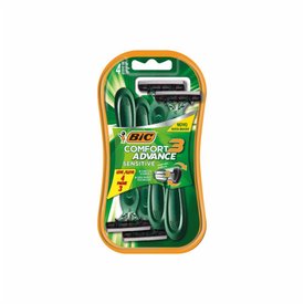 APARELHO BARBEAR DESCARTÁVEL BIC COMFORT3 SENSIVEL LEVE 4 PAGUE 3