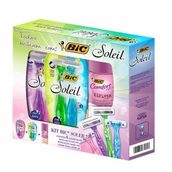 Aparelho Depilatório Bic Soleil C/4 Grátis Espuma Depilatória