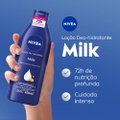 KIT LOÇÃO HIDRATANTE CORPORAL NIVEA MILK 400ML - 2 UNIDADES