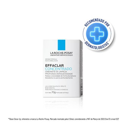 SABONETE DE LIMPEZA LA ROCHE-POSAY EFFACLAR CONCENTRADO 70G