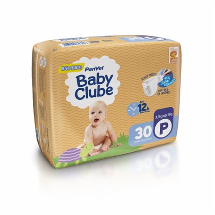 FRALDA PANVEL BABY CLUBE P COM 30 UNIDADES