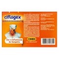 PASTILHA DE GARGANTA CIFLOGEX 3 MG LARANJA COM 12 PASTILHAS