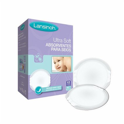 ABSORVENTE PARA SEIOS LANSINOH 12 UNIDADES