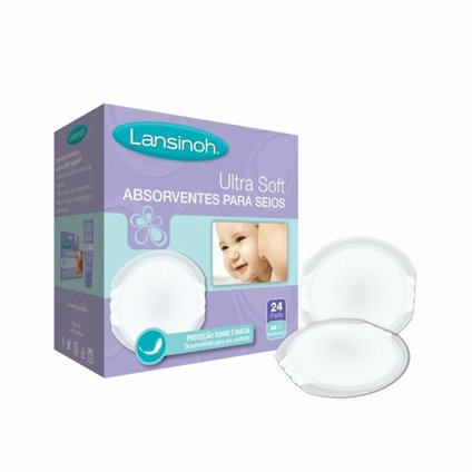 ABSORVENTE PARA SEIOS LANSINOH 24 UNIDADES