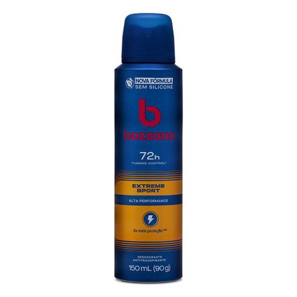 DESODORANTE AEROSSOL ANTITRANSPIRANTE MASCULINO BOZZANO EXTREME SPORT 150ML