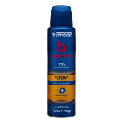 DESODORANTE AEROSSOL ANTITRANSPIRANTE MASCULINO BOZZANO EXTREME SPORT 150ML