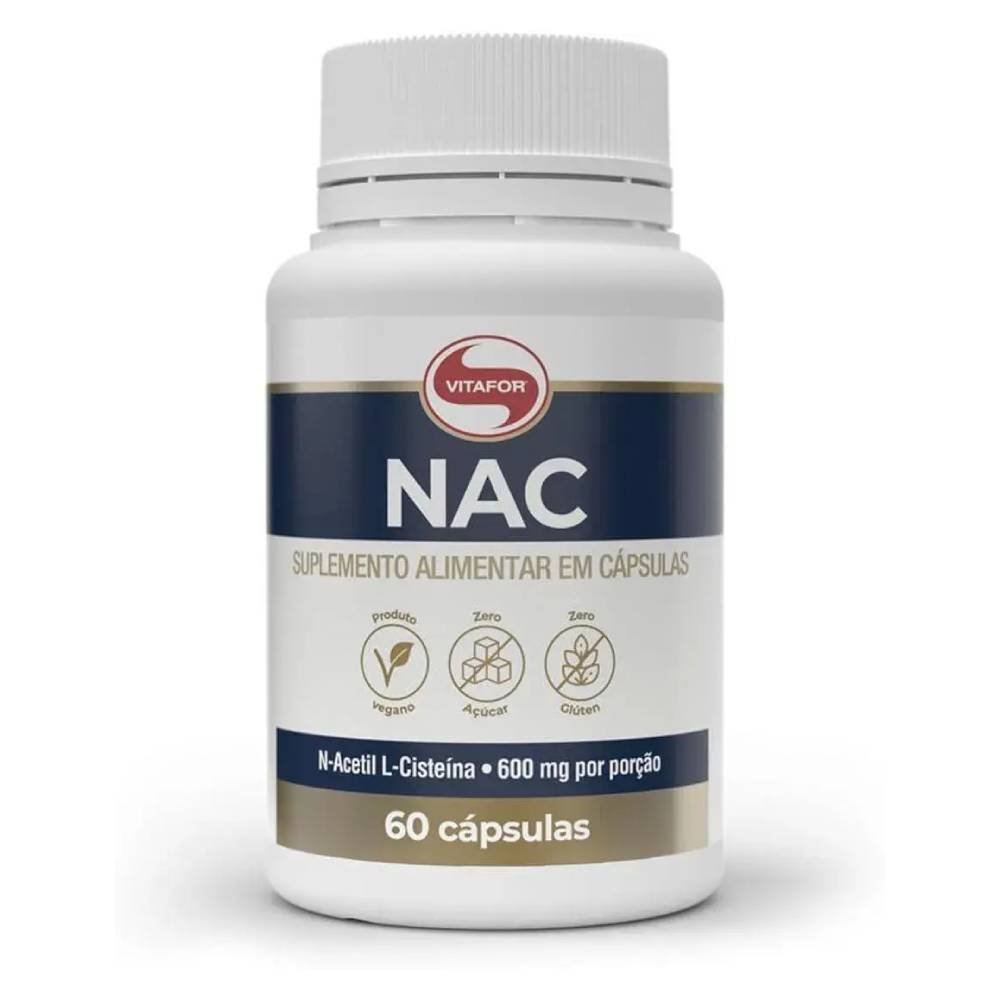 Nac 600mg Vitafor 60 Cápsulas