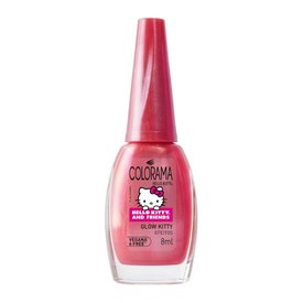 ESMALTE COLORAMA HELLO KITTY AND FRIENDS GLOW KITTY 8ML