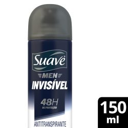 Desodorante Suave Aerosol Men Invisible 150 Ml