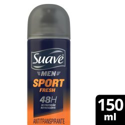 Desodorante Suave Aerosol Men Sport Fresh 150 Ml