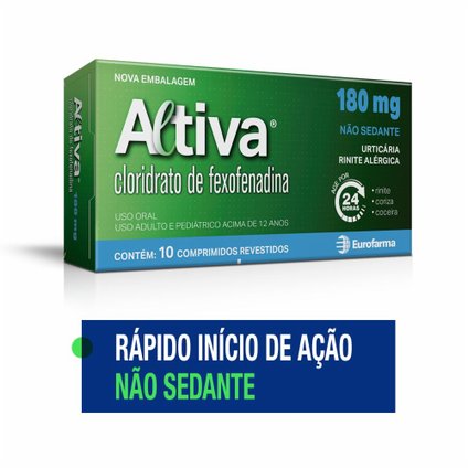 ALTIVA 180MG EUROFARMA 10 COMPRIMIDOS