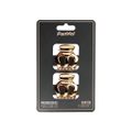 KIT 2 PRENDENDORES PIRANHA DE CABELO MÉDIO PANVEL 26 DOURADO
