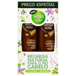 Kit Seda Bomba De Nutrição Shampoo + Condicionador 325ml