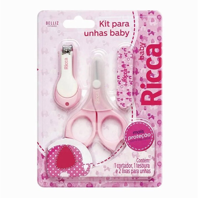 Kit Manicure Baby Ricca Rosa Panvel Farmacias