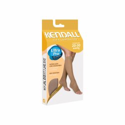 Meia 3/4 Alta Compressão 20-30 Mmhg Kendall - Médio - Mel - Sem Ponteira