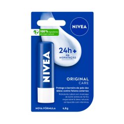 Hidratante Labial Nivea Original Care Hidratação Profunda 4,8g