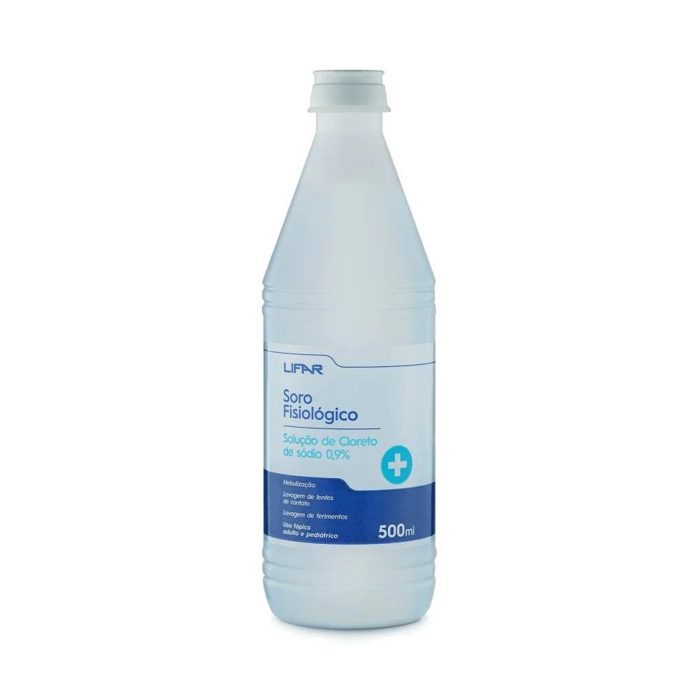 Soro Fisiologico Lifar 0,9% 500ml