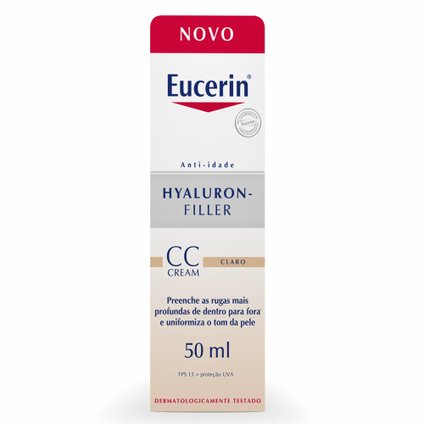 EUCERIN ANTI-IDADE HYALURON FILLER CC CREAM CLARO 50ML