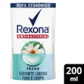 SABONETE LÍQUIDO REXONA ANTIBACTERIAL FRESH 200ML REFIL