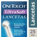 LANCETAS ONETOUCH ULTRA SOFT COM 25 UNIDADES