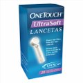 LANCETAS ONETOUCH ULTRA SOFT COM 25 UNIDADES