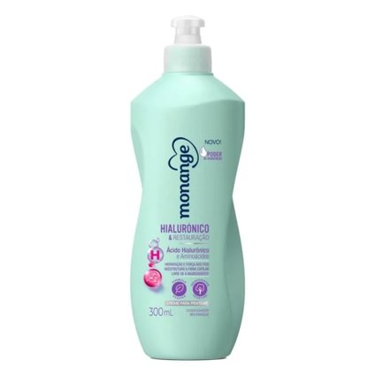 CREME PARA PENTEAR MONANGE HIALURÔNICO & RESTAURAÇÃO 300ML