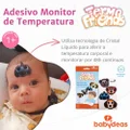 ADESIVO MONITOR DE FEBRE E TEMPERATURA TERMOFRIENDS COM 4 UNIDADES