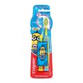 KIT ESCOVA DENTAL INFANTIL EXTRA MACIA COLGATE SMILES MINIONS 6+ ANOS - 2 UNIDADES