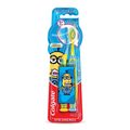 KIT ESCOVA DENTAL INFANTIL EXTRA MACIA COLGATE SMILES MINIONS 6+ ANOS 2 UNIDADES
